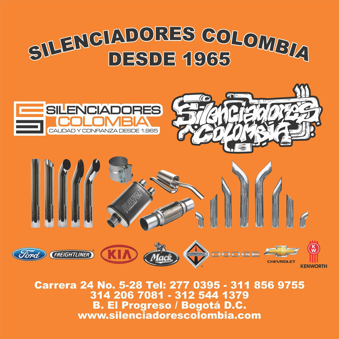 sistemas de escape automotriz, silenciadores, catalizadores, flexibles, tuberias.